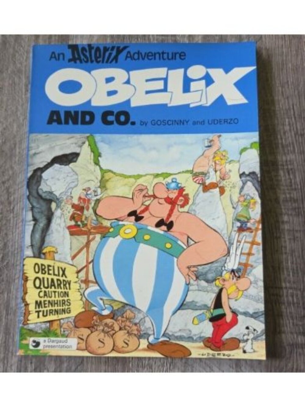 Asterix Obelix and Co Vintage Comic 1979 Dargaud Canada Cover Detached Pages
